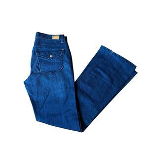 Work Custom Shop Marmont Flare Jeans Womens Size 28 Medium Wash